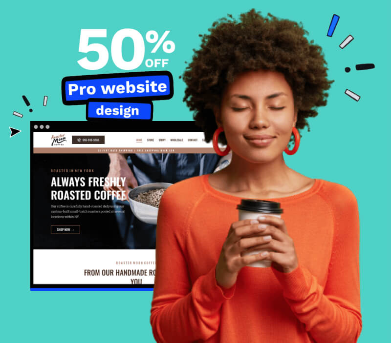 50% Off Pro website design