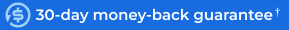 30 day Money-back guarantee*