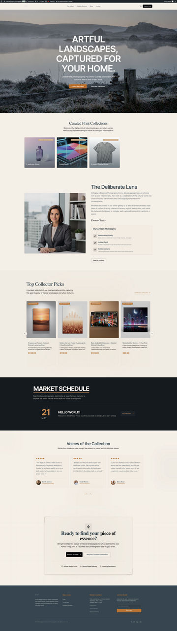 Creative / Portfolio website preview