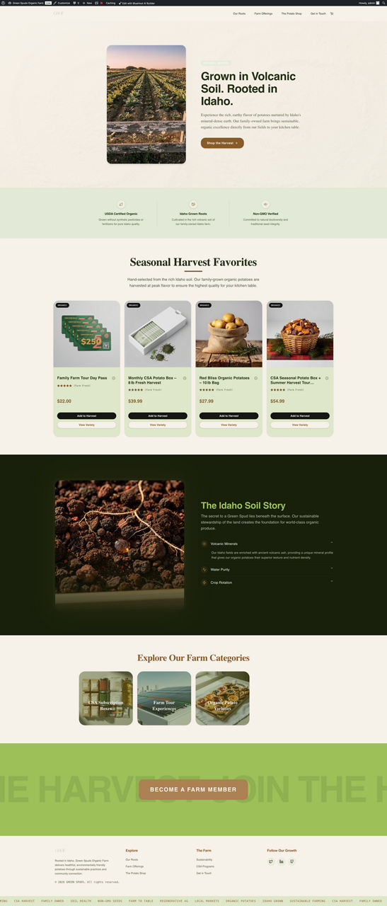 Home Services website preview