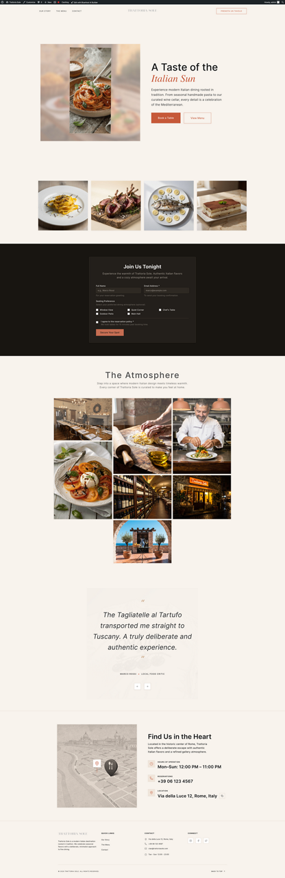 Professional Services website preview