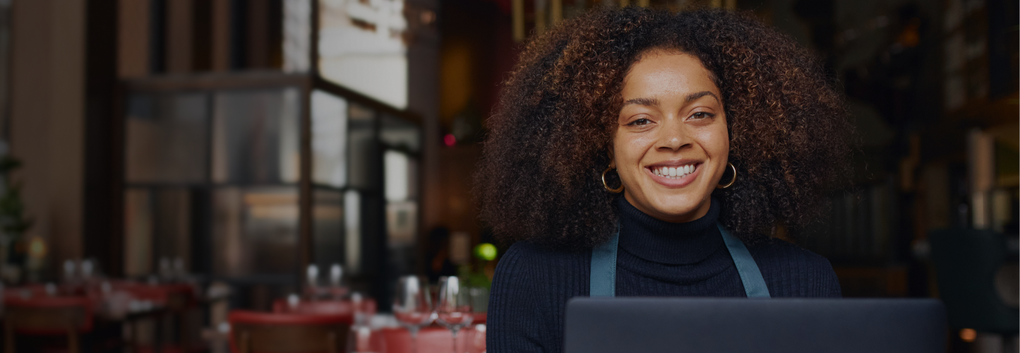 entrepreneur woman smiling