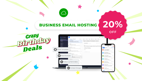 CD Bday Bash - Business Email Hosting