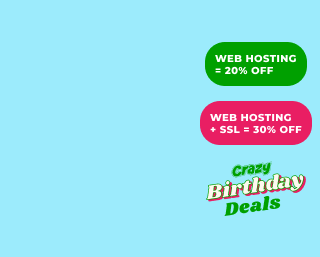 CD Bday Bash - Web Hosting + SSL