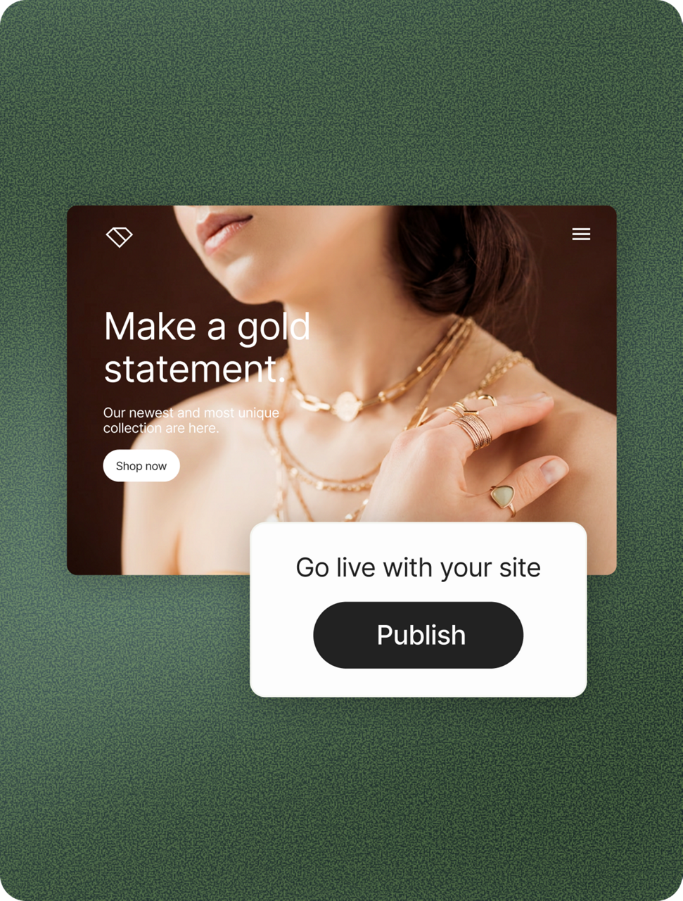 Go live with your site
