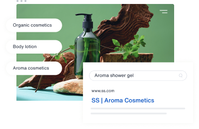 website using seo features