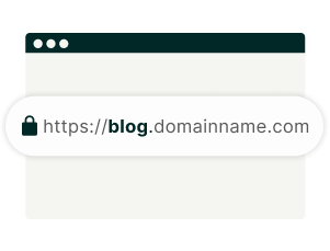 Subdomain card box