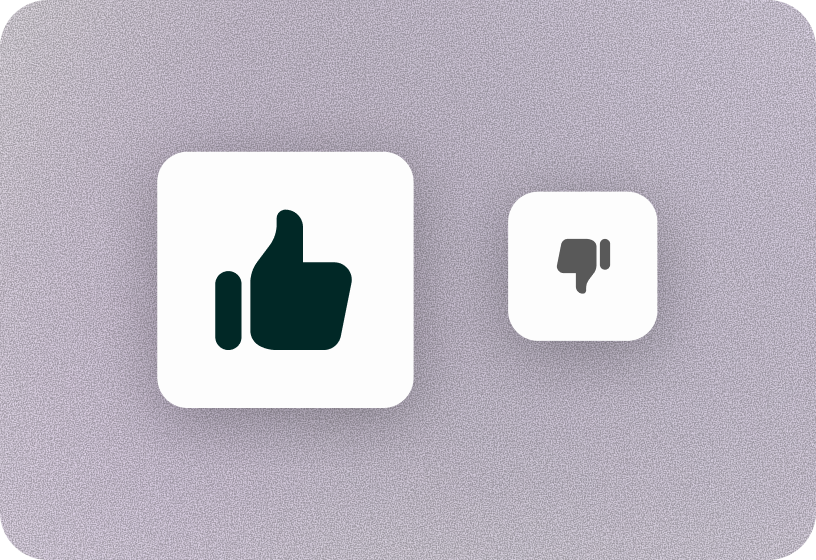 Thumbs card