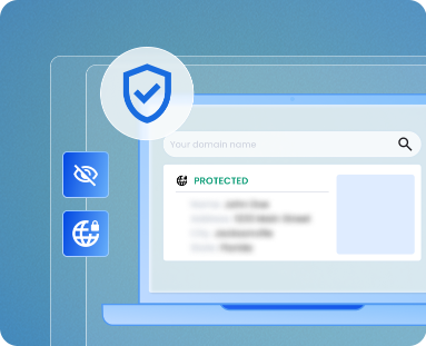 laptop illustration showing secure protected website