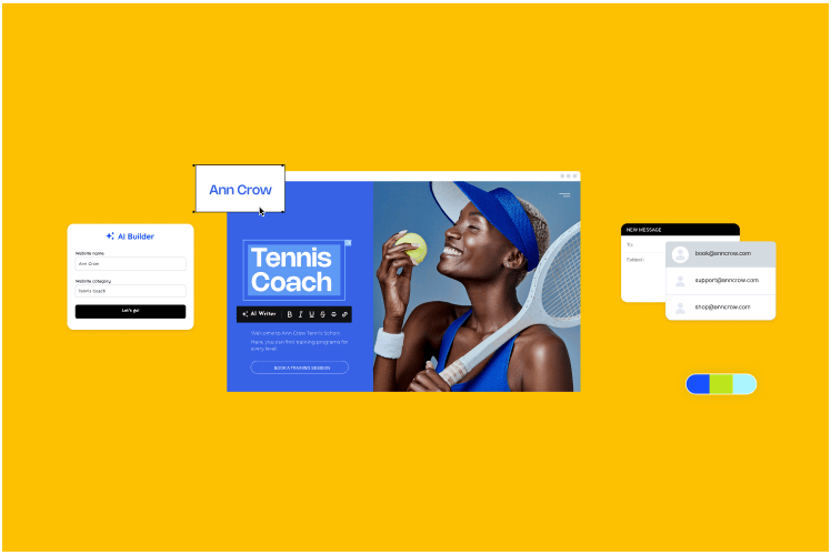 website being built with the use of ai tools