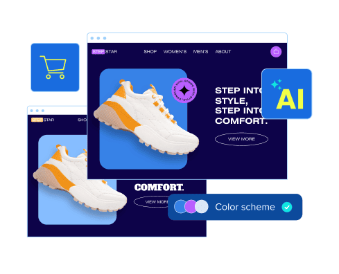 AI Site Builder & Commerce