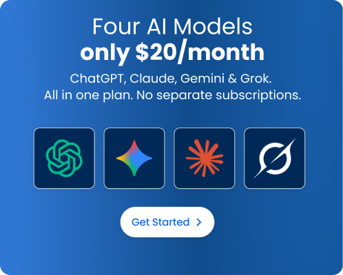 Buy Four AI models for $20.