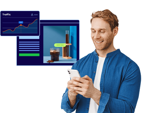 Guy and Website Example