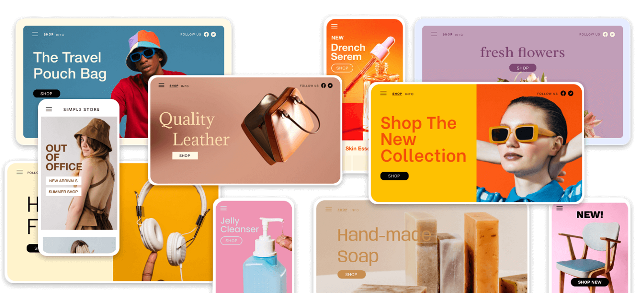 gallery of product websites