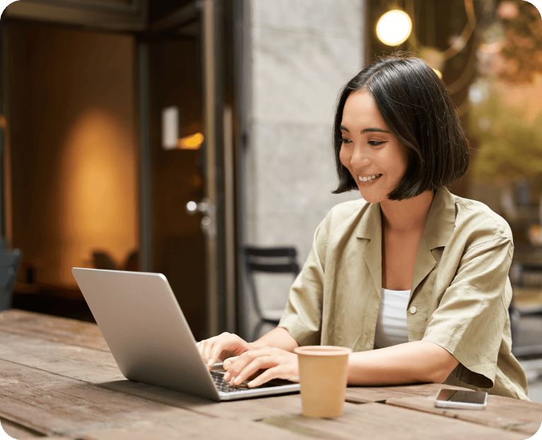 laptop woman