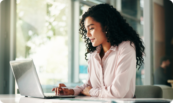 woman on laptop
