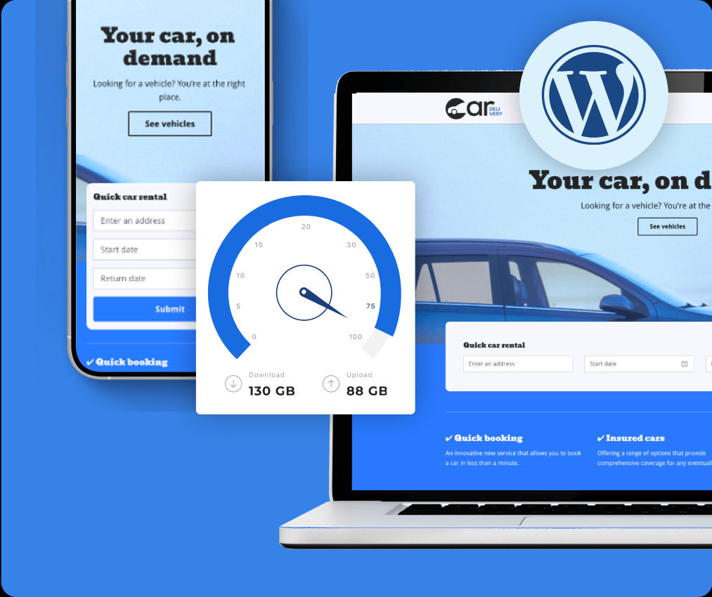 Wordpress plus rapidement avec Bluehost