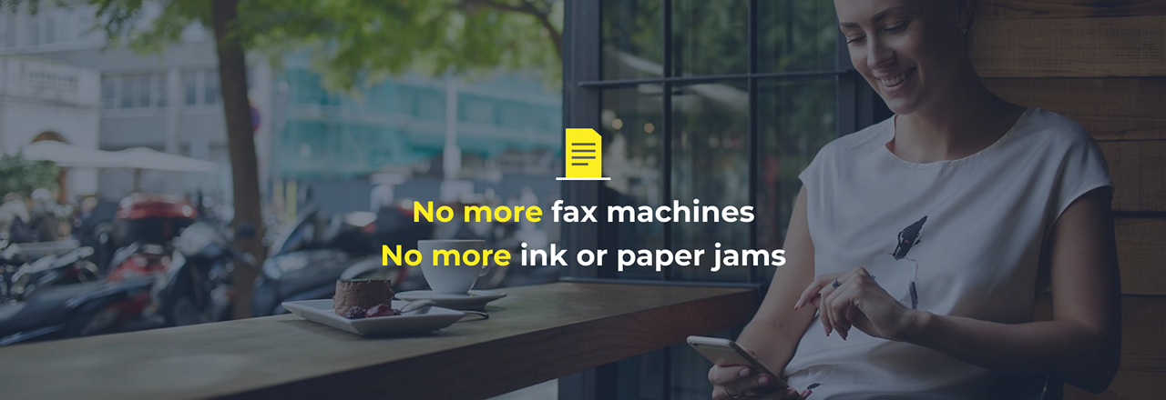 no more fax banner