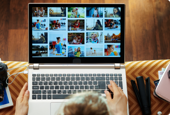 optimized photo display