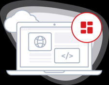 Windows laptop showcasing different apps
