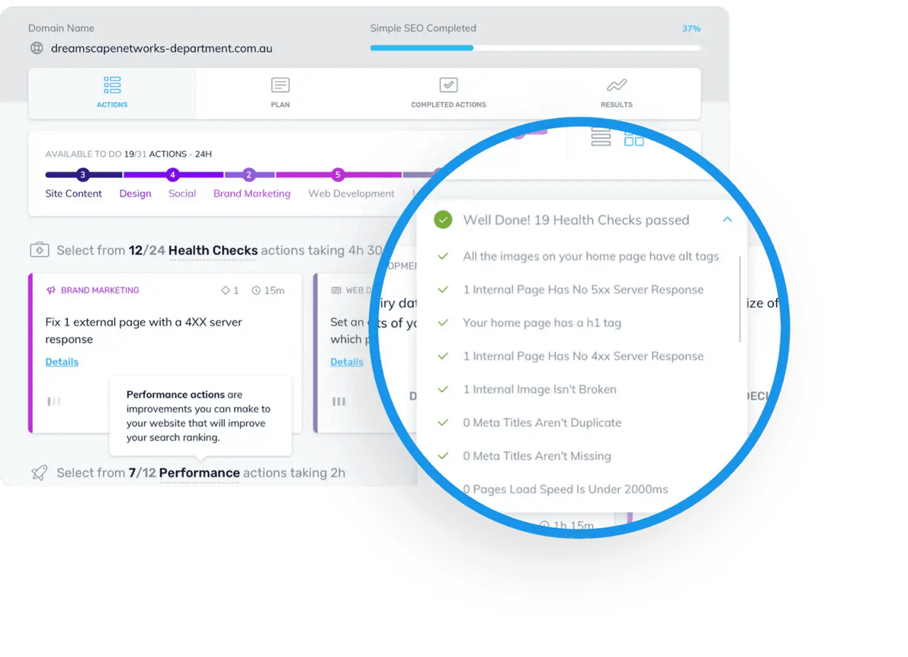 Consistent SEO Website Health Check