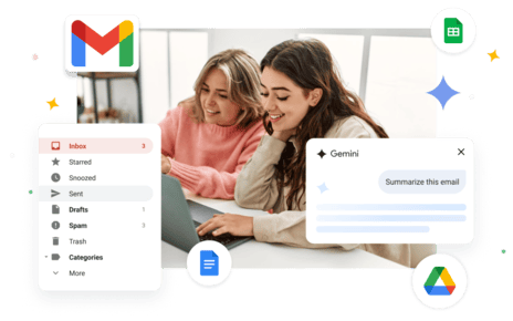 women using google apps