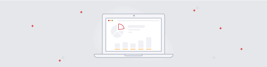 laptop with analytics