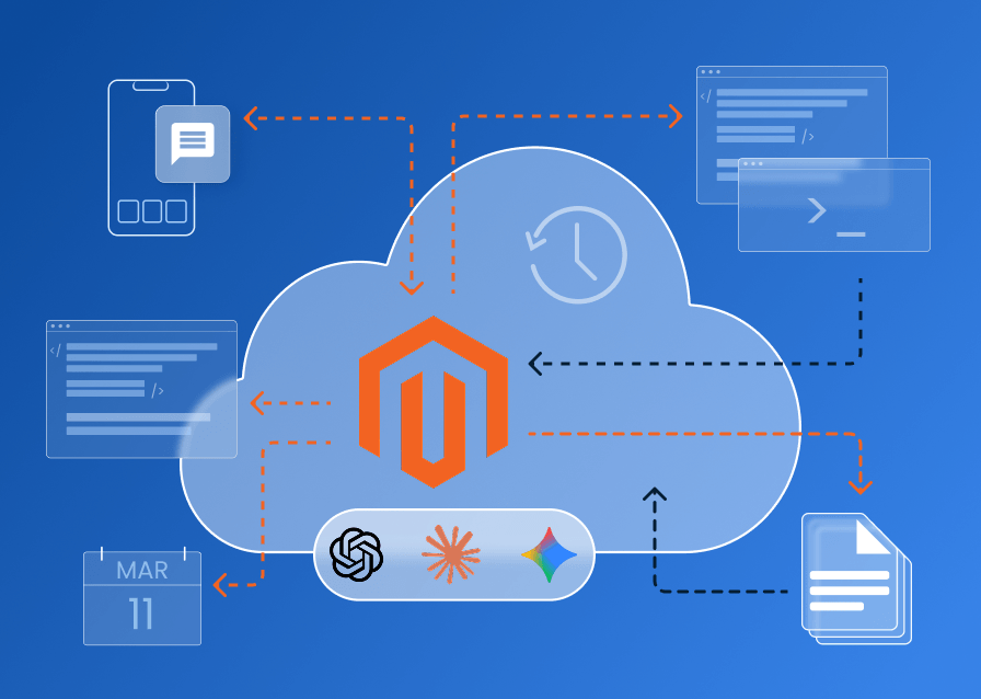 magento system integrating with different platforms and apps