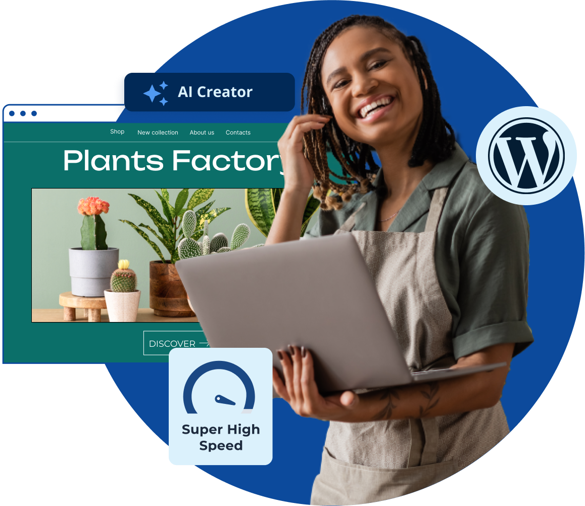 Web hosting domain wordpress provider bluehost
