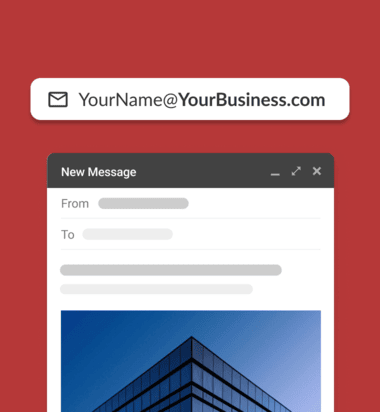 image showing a professional email address domain