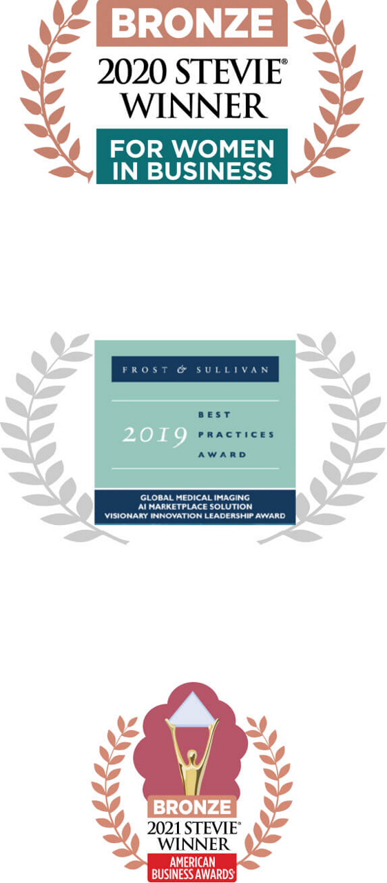 vertical layout of awards