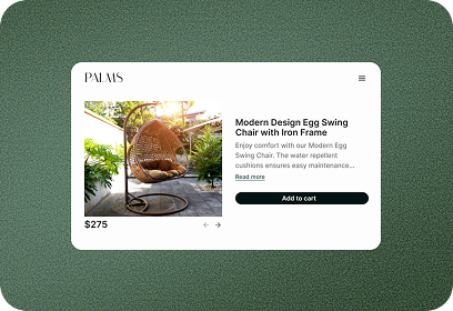 create a product page