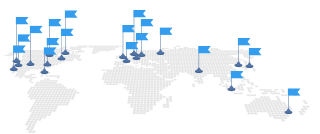 dns map illustration mobile