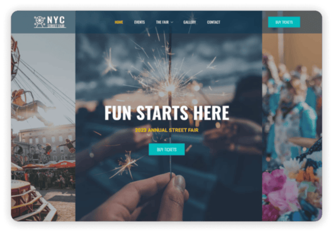 new york city street fair website for desktop