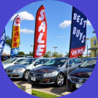  Ric Johnson & Associates logo - image of a automotive dealer