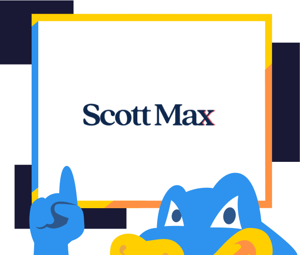 Hostgator cloud hosting illustration showing website with Hostgator logo