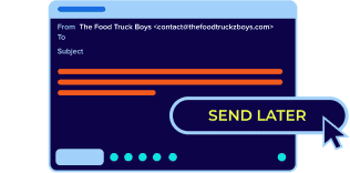 Send later option