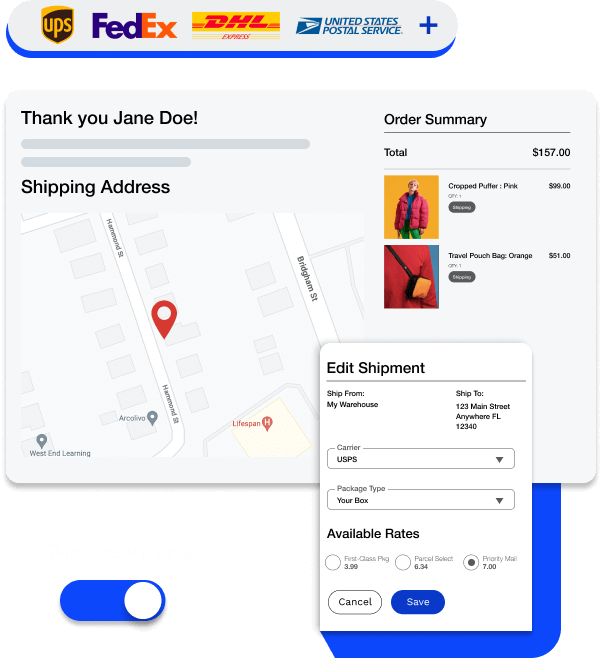secure payment widget