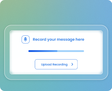 image showing ai message recording features