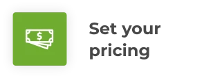 set your pricing