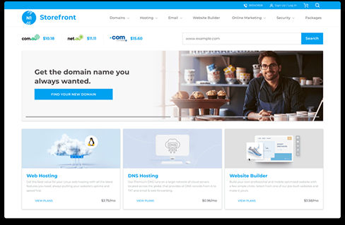 storefront illustration