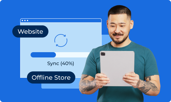 site and store in sync