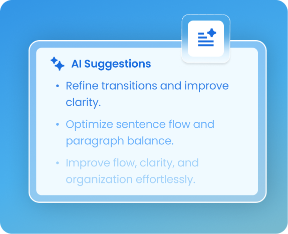 Optimize for  your keywords