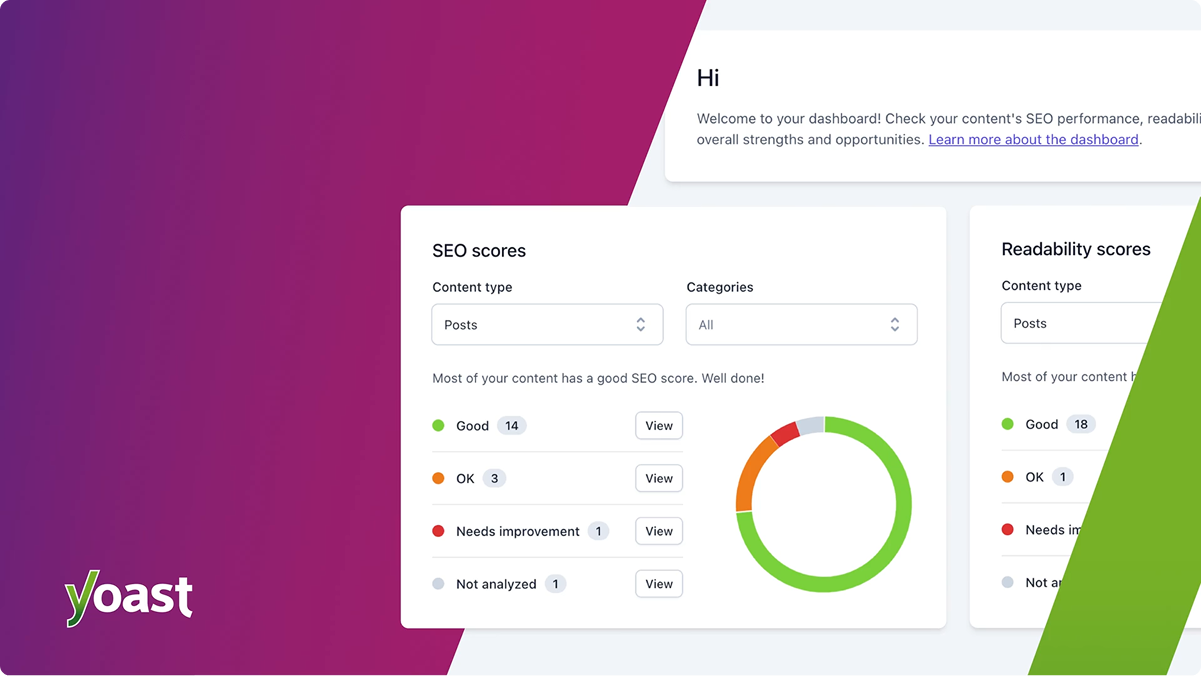 Combine Bluehost with the #1 SEO WordPress plugin.